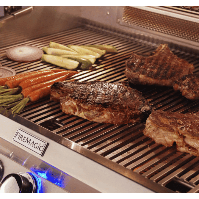 Fire Magic Aurora A790I 36-Inch Built-In Natural Gas Grill With Rotisserie And Analog Thermometer - A790I-8EAN