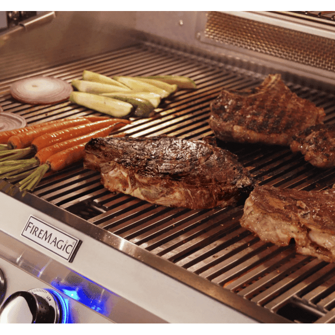 Fire Magic Aurora A830I 46-Inch Built-In Natural Gas & Charcoal Combo Grill With Rotisserie And Analog Thermometer - A830I-8EAN-CB - Fire Magic Grills