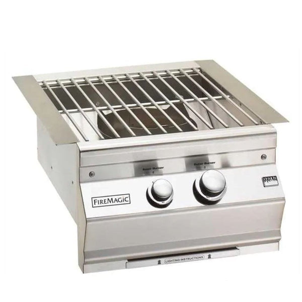 Fire Magic Classic Built-In Propane Gas Power Burner W/ Stainless Steel Grid - 19-KB1P-0