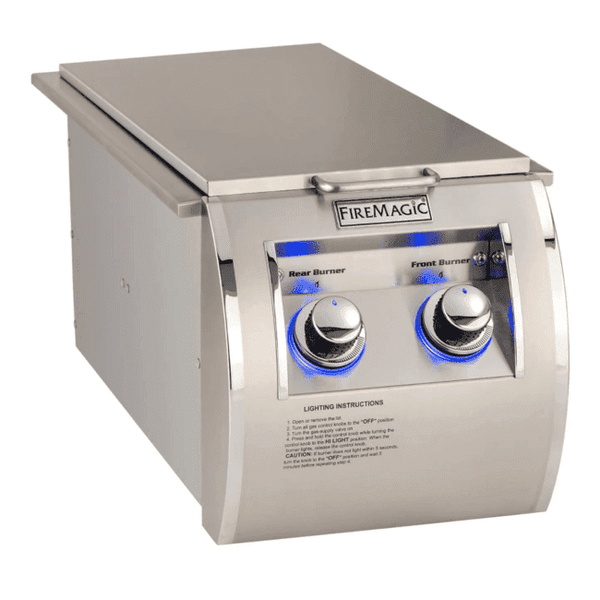 Fire Magic Echelon Diamond Built-In Natural Gas Double Side Burner - 32815