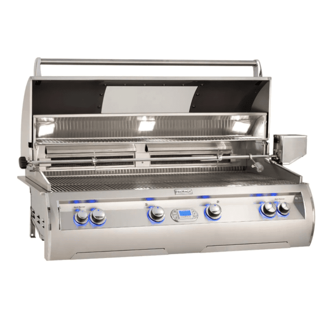 Fire Magic Echelon Diamond E1060I 48-Inch Built-In Propane Gas Grill W/ One Infrared Burner, Magic View Window, Rotisserie, & Digital Thermometer - E1060I-8L1P-W - Fire Magic Grills