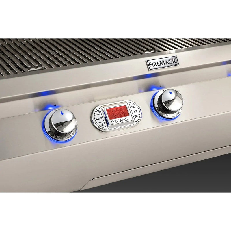 Fire Magic Echelon Diamond E1060s 48" Freestanding Gas Grill With Rotisserie, Single Side Burner, Digital Thermometer & Magic View Window, Natural Gas - E1060S-8E1N-62-W