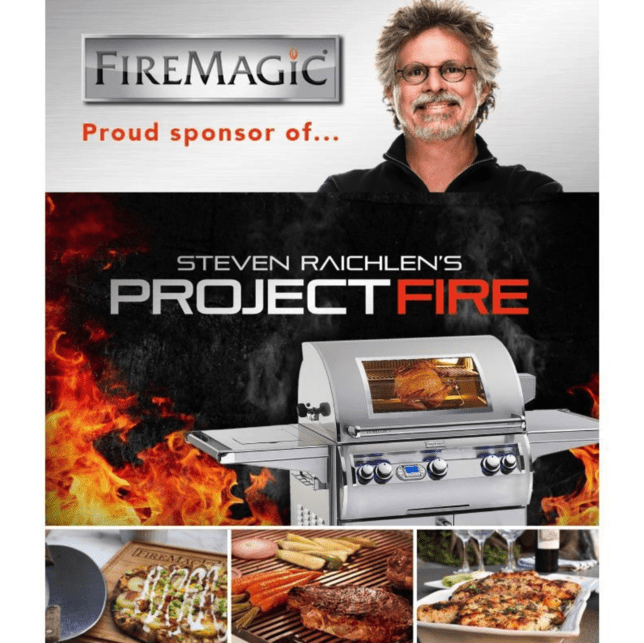 Fire Magic Legacy Deluxe Gourmet Built-In Natural Gas Countertop Grill - 3C-S1S1N-A - Fire Magic Grills