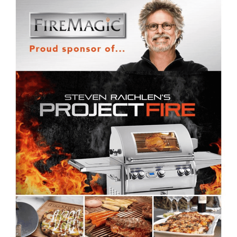 Fire Magic Legacy Regal I Propane Gas Countertop Grill With Rotisserie - 34-S2S1P-A - Fire Magic Grills