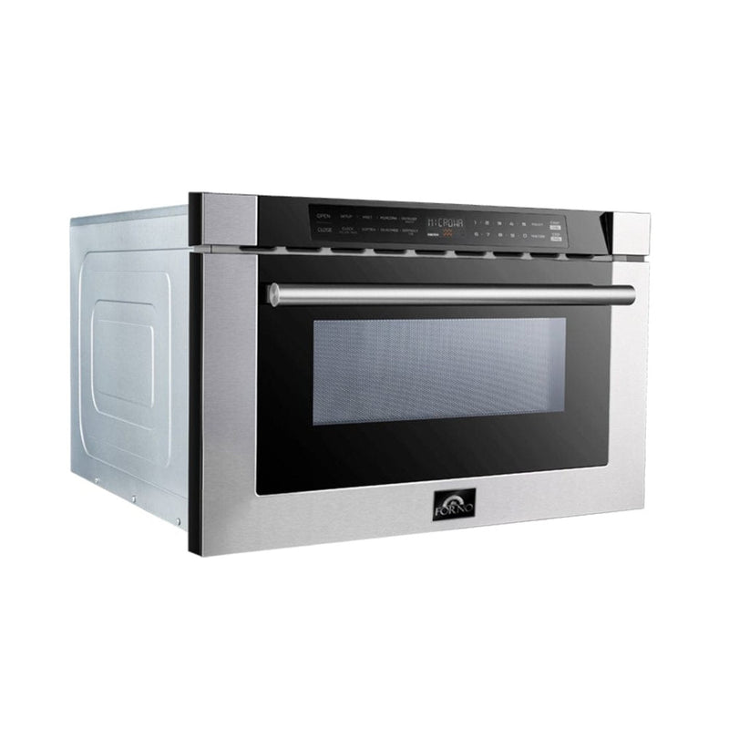 Forno 24" 1.2 cu. ft. Microwave Drawer in Stainless Steel FMWDR3000-24