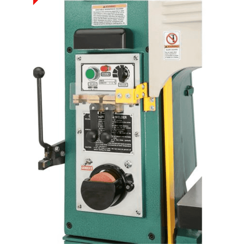 Grizzly Industrial 14" 1-1/2 HP Variable-Speed Vertical Metal-Cutting Bandsaw