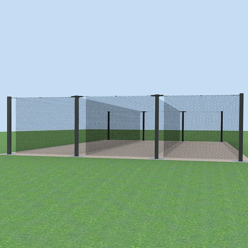 Jaypro Batting Tunnel Frame - Mega Outdoor - 70' - Stackable Tunnel Kit - MPCTF-70A