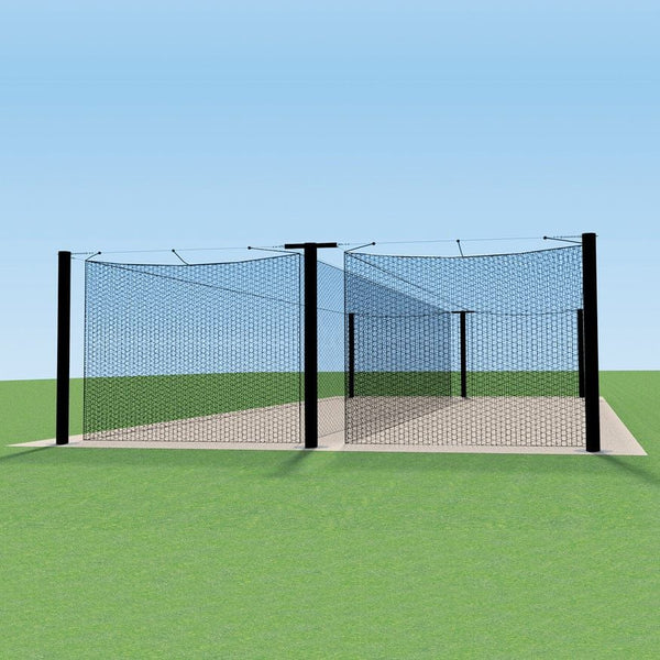 Jaypro Batting Cage Tunnel - Mega Outdoor - 70' - Tandem - MPCTF-70D