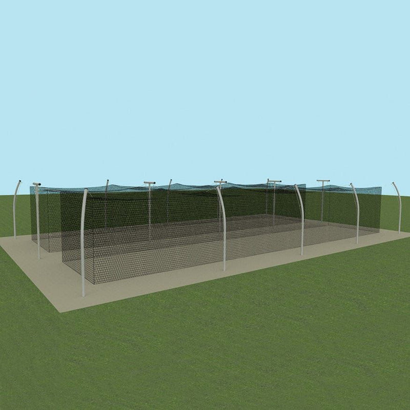 Jaypro Batting Tunnel Frame - Professional Outdoor 70' - Tandem PROTF-70T