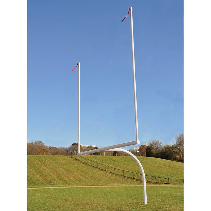 Jaypro Max-1 Football Goal Posts 30' Uprights 6' Offset Leveling Plate