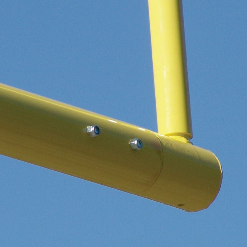 Jaypro Max-1 Football Goal Posts 30' Uprights 6' Offset Leveling Plate