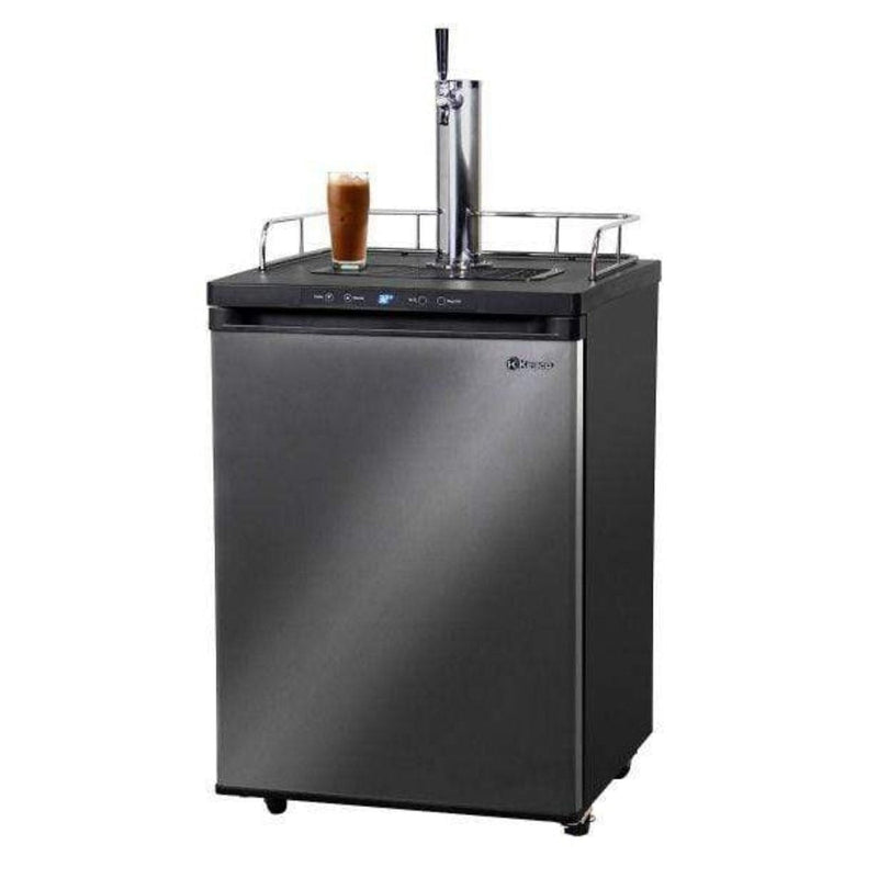 Kegco 24" Wide Cold Brew Coffee Tap Black Stainless Kegerator - ICK30X-1NK