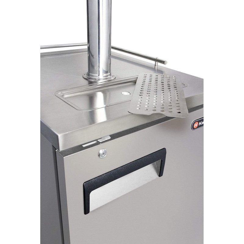 Wide Single Tap All Stainless Steel Commercial Kegerator - XCK-1S