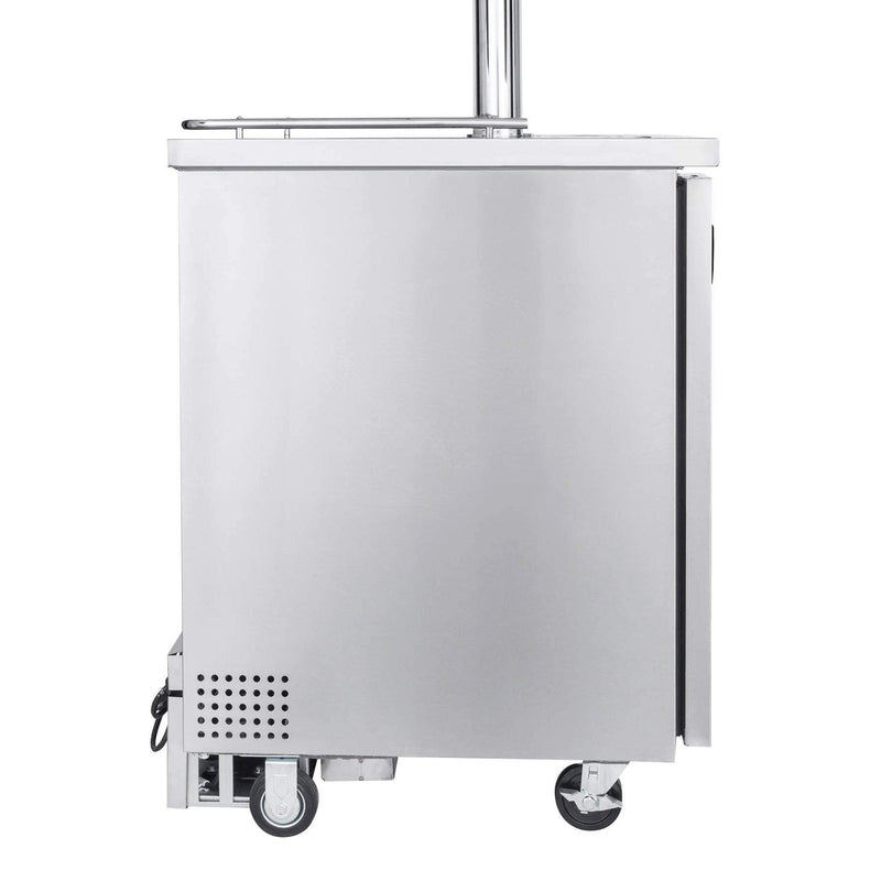 Wide Single Tap All Stainless Steel Commercial Kegerator - XCK-1S