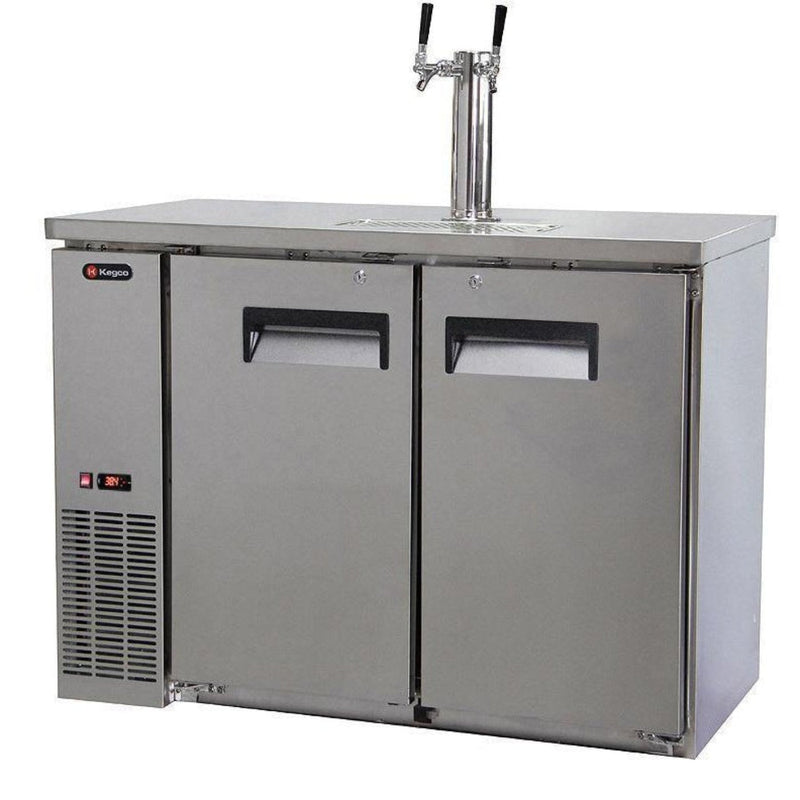 Kegco - 61" Wide Triple Tap Stainless Steel Commercial Kegerator - XCK-2460S