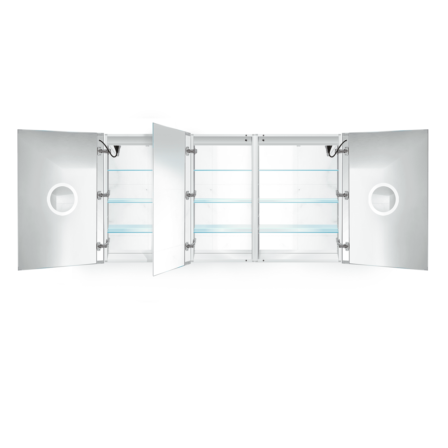 Krugg Svange 66"X 36" Double LED Medicine Cabinet with Dimmer & Defogger Svange6636DLLR
