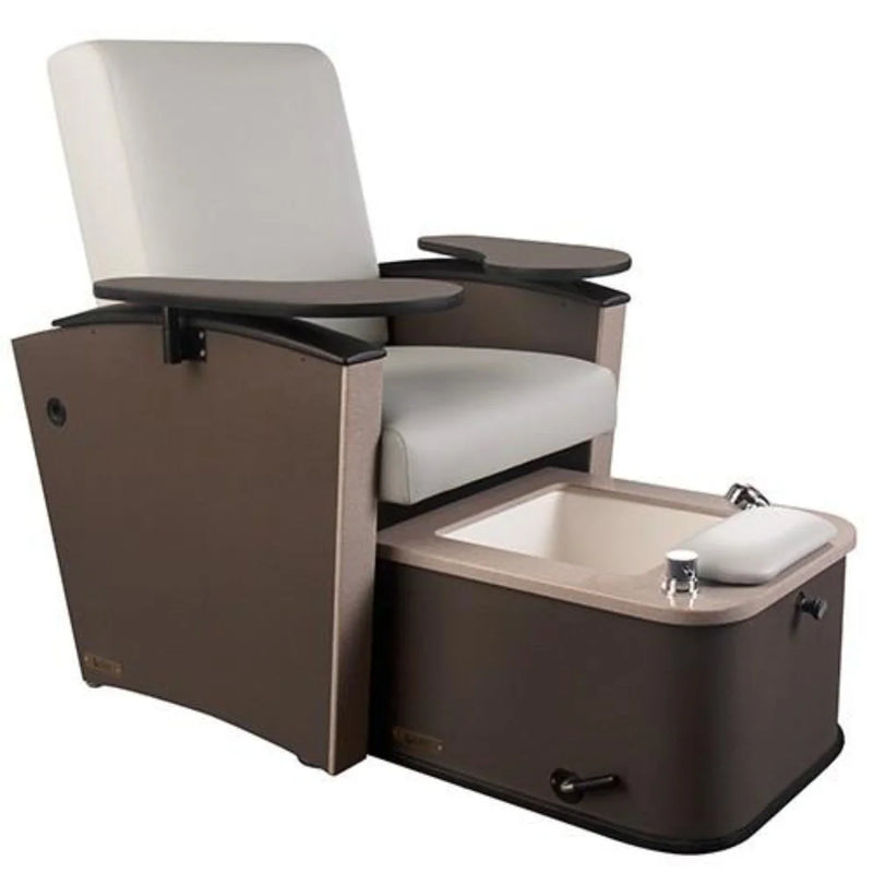 Living Earth Crafts - Mystia™ Pedicure Chair with Plumbed Footbath - L100138