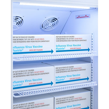 Accucold Summit - 24" Wide Performance Series All-Refrigerator/All-Freezer Combination  - ARS6PV-AFZ5PVBIADASTACKLHD