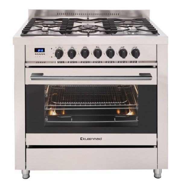 Kleenmaid Floor Stock OFS9020 90cm Multifunction Freestanding Dual Fuel Oven