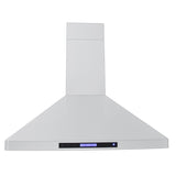 ProLine Wall Mounted Range Hood in Stainless Steel Modern Design, 900 CFM - PLFW 129E
