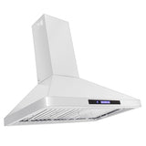 ProLine Wall Mounted Range Hood in Stainless Steel Modern Design, 900 CFM - PLFW 129E