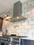 ProLine Wall Mounted Range Hood, Convertible to Ductless, 600/1200 CFM, Stainless Steel Finish, Black Finish Proline - PLFW 520