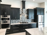 Proline Wall Mounted Range Hood, Ducted, 600 CFM, Stainless Steel Finish, Black Finish Proline Vector - PLFW Vector.30