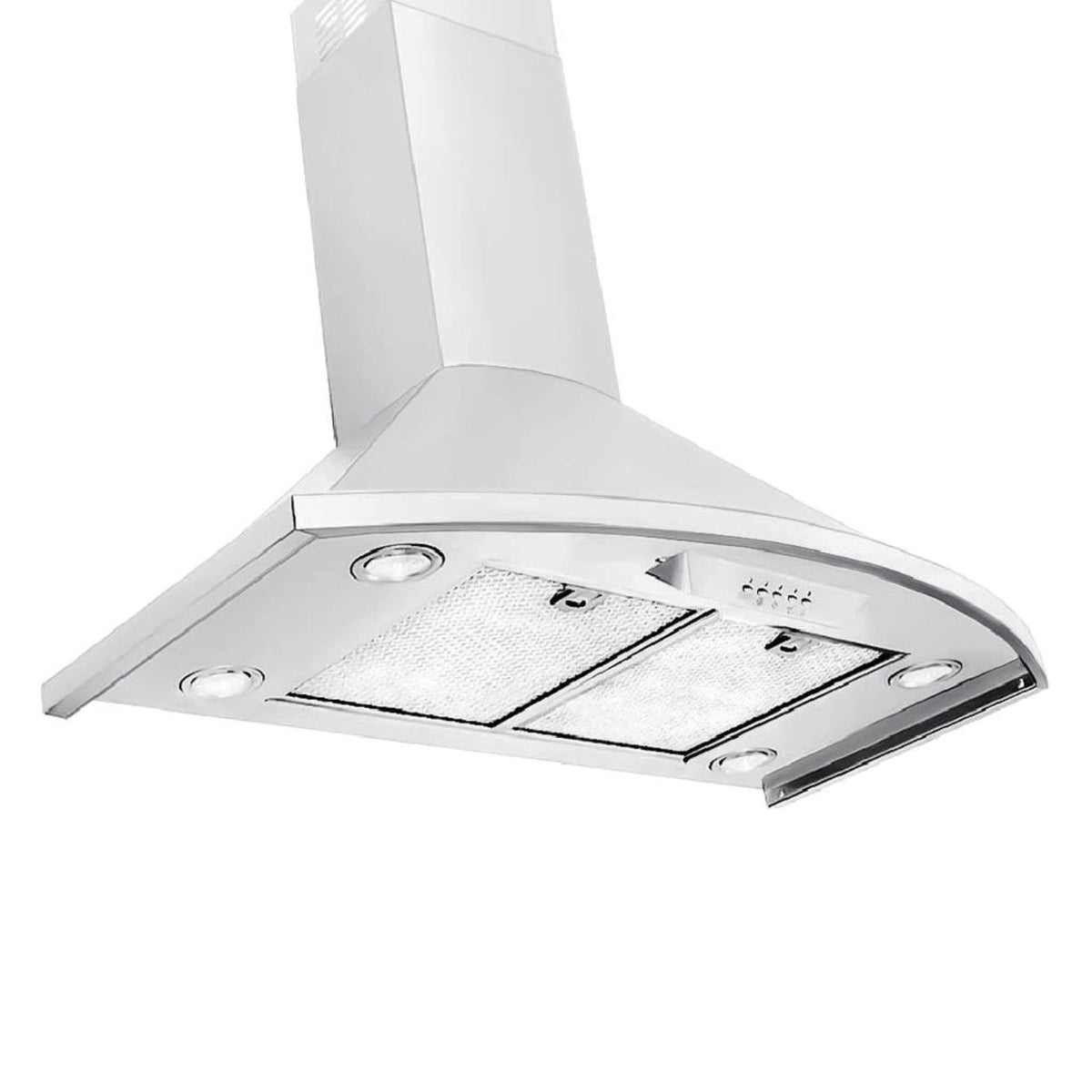 Proline Wall Mounted Range Hood, Ducted, 600 CFM, Stainless Steel Finish, Black Finish Proline Vector - PLFW Vector.30