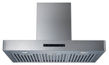 Proline Wall Mount Range Hood - 550 CFM | Stainless Steel | Energy-Efficient | Elite Dream Home - PLSW 755F