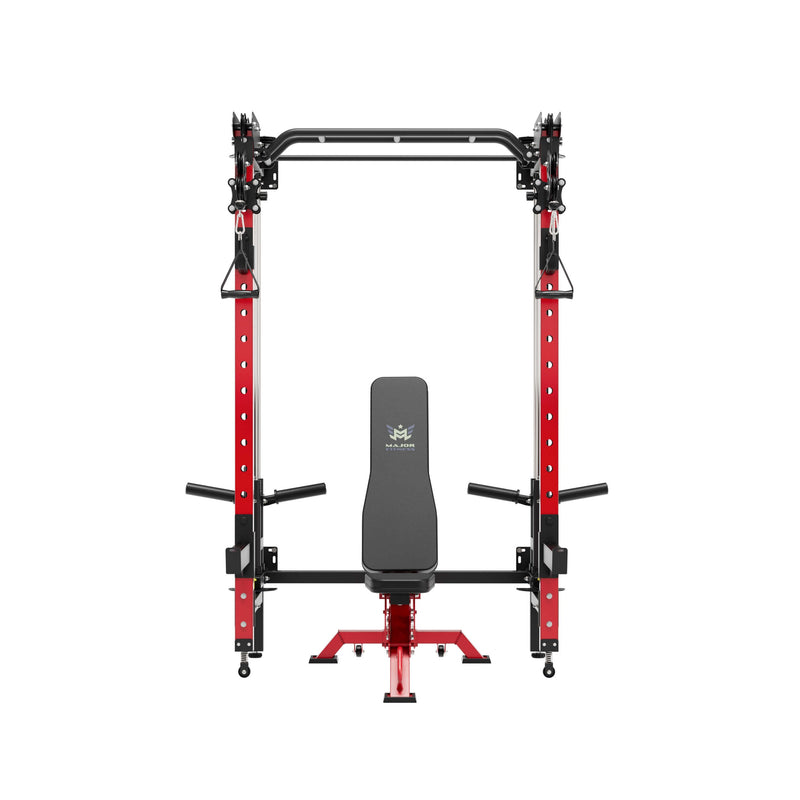 MAJOR FITNESS All-In-One Home Gym Folding Power Rack Lightning F35 - F35BL