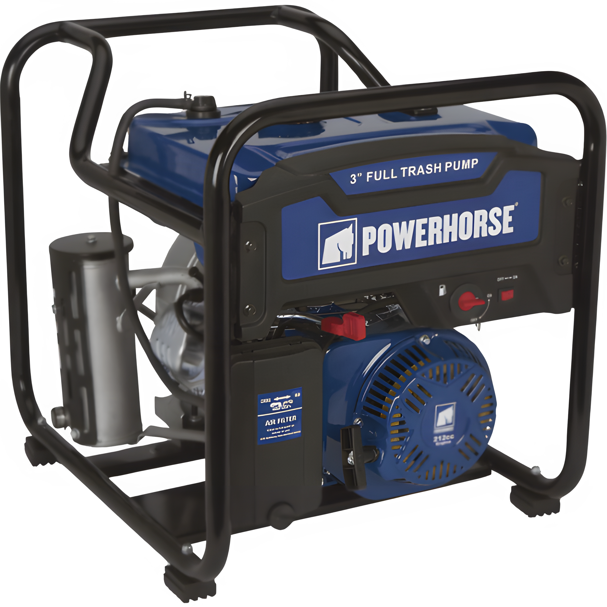 Powerhorse Full Trash 3" Water Pump Extended Run 197 GPM - 750127