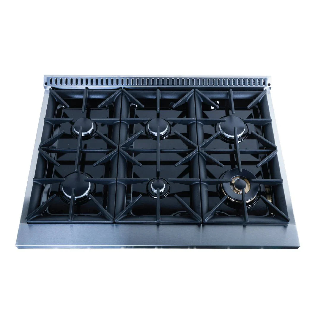 ProLine Dual Fuel Kitchen Range 15,000 BTUs Available in Stainless Steel, Matte Black, Gloss White options - PLSR 30GE