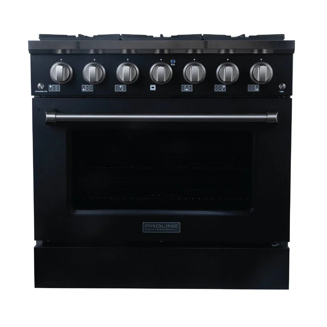 ProLine Dual Fuel Kitchen Range 15,000 BTUs Available in Stainless Steel, Matte Black, Gloss White options - PLSR 30GE