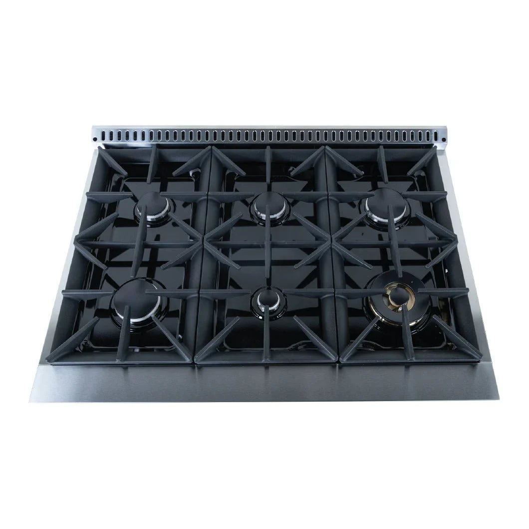 ProLine Dual Fuel Kitchen Range 15,000 BTUs Available in Stainless Steel, Matte Black, Gloss White options - PLSR 30GE