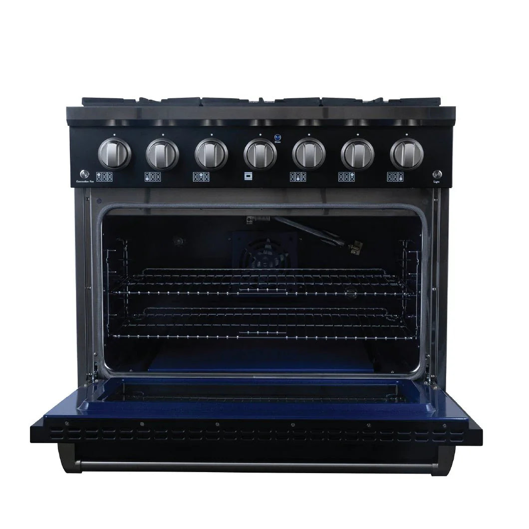 ProLine Dual Fuel Kitchen Range 15,000 BTUs Available in Stainless Steel, Matte Black, Gloss White options - PLSR 30GE