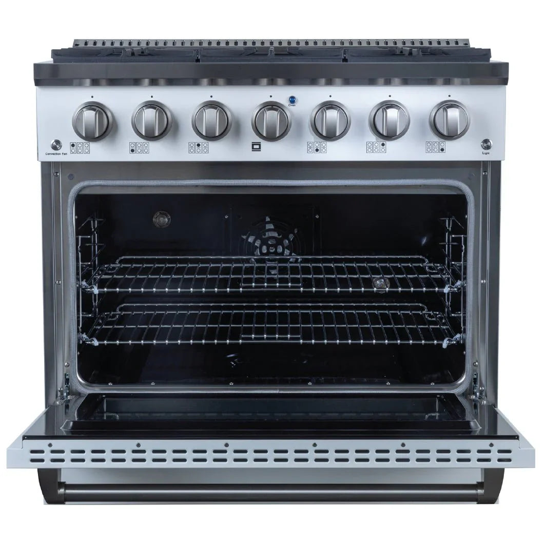 ProLine Dual Fuel Kitchen Range 15,000 BTUs Available in Stainless Steel, Matte Black, Gloss White options - PLSR 30GE
