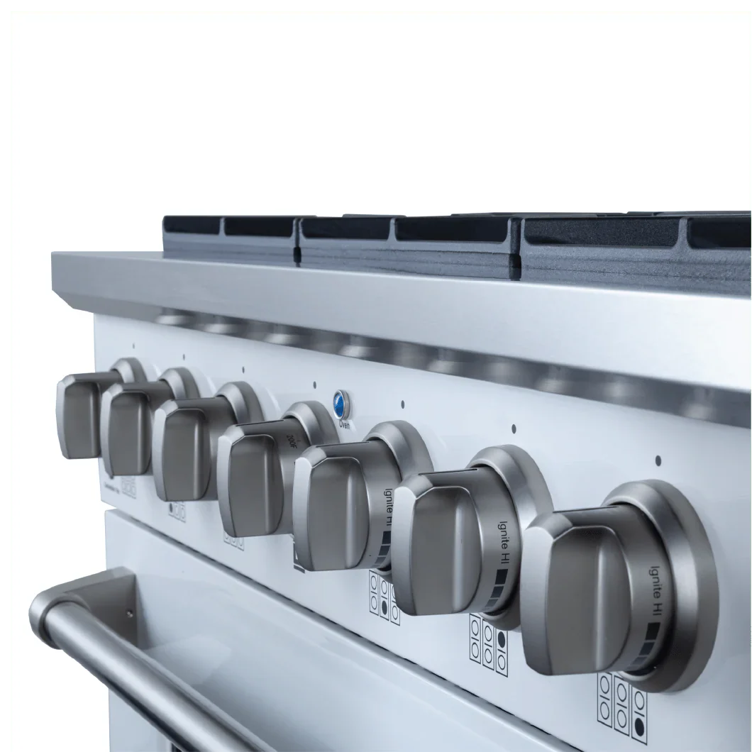 ProLine Dual Fuel Kitchen Range 15,000 BTUs Available in Stainless Steel, Matte Black, Gloss White options - PLSR 30GE