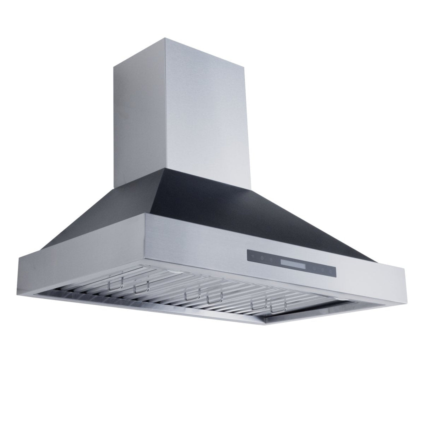 Proline King Air with Stainless Steel, White and Matte Black Finish - Dream Home Series - 550/1200 CFM, Wall-Mounted Range Hood - PLSW KING AIR.30 BLACK