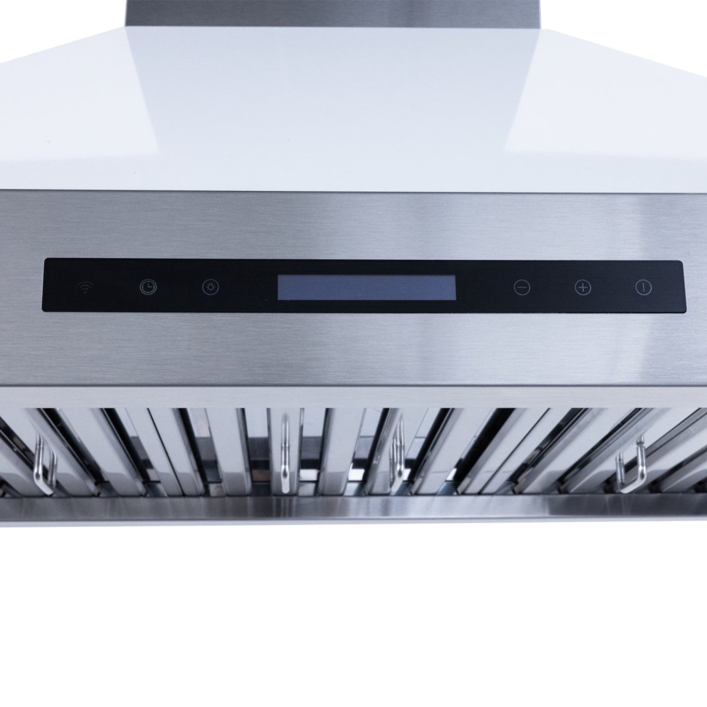 Proline King Air with Stainless Steel, White and Matte Black Finish - Dream Home Series - 550/1200 CFM, Wall-Mounted Range Hood - PLSW KING AIR.30 BLACK