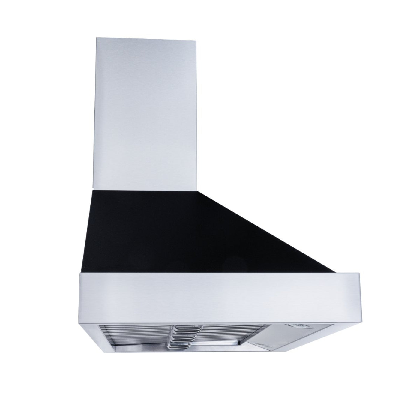 Proline King Air with Stainless Steel, White and Matte Black Finish - Dream Home Series - 550/1200 CFM, Wall-Mounted Range Hood - PLSW KING AIR.30 BLACK