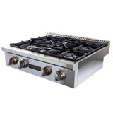 Proline PLSR 30, 36 and 48" Gas Range - 15,000 BTUs of Unmatched Performance in a Compact, Elegant Design - PLST 30G