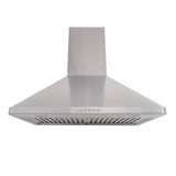 Proline Indoor/Outdoor Wall-Mounted Range Hood, Ducted, 900/1200 CFM, Stainless Steel Finish - PLJW 129
