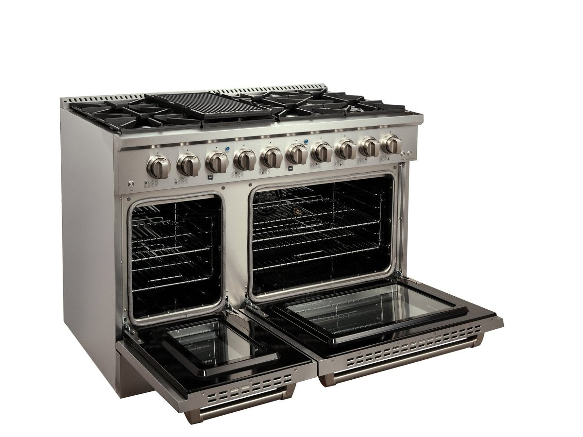 ProLine Dual Fuel Kitchen Range 15,000 BTUs Available in Stainless Steel, Matte Black, Gloss White options - PLSR 30GE