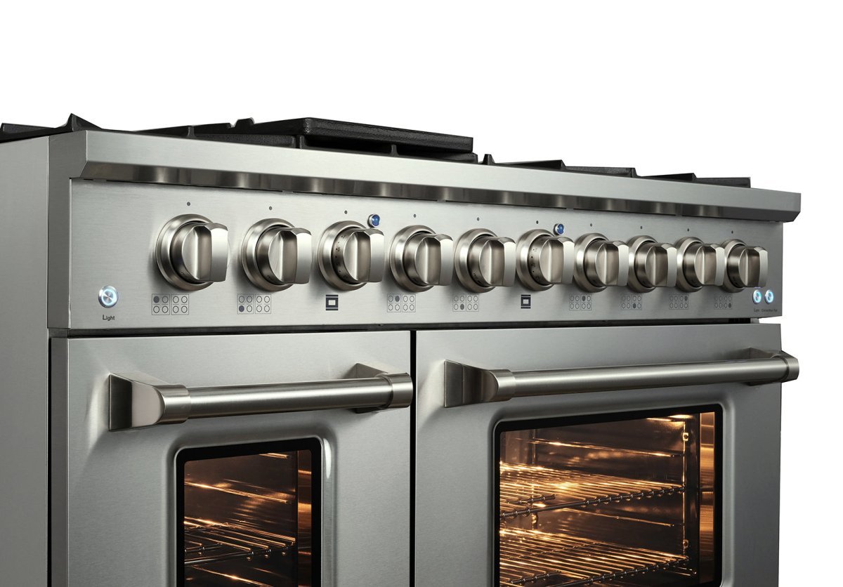 ProLine Dual Fuel Kitchen Range 15,000 BTUs Available in Stainless Steel, Matte Black, Gloss White options - PLSR 30GE