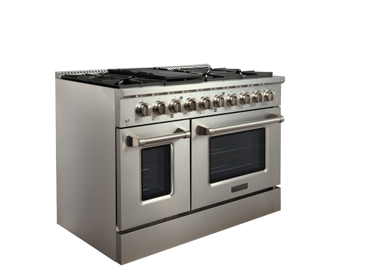 ProLine Dual Fuel Kitchen Range 15,000 BTUs Available in Stainless Steel, Matte Black, Gloss White options - PLSR 30GE