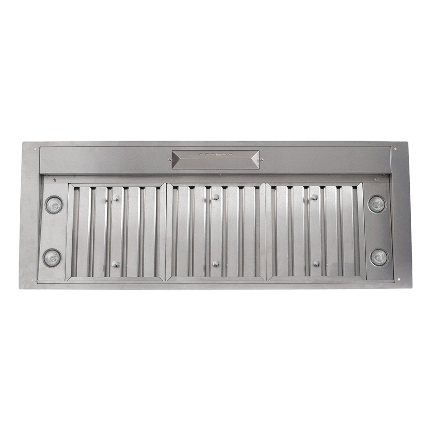 ProLine Range Hood Insert/Liner, 15, 18 or 21 inch Deep Options, Ducted, 600/1200 CFM, Stainless Steel Proline - PLJL Hurricane