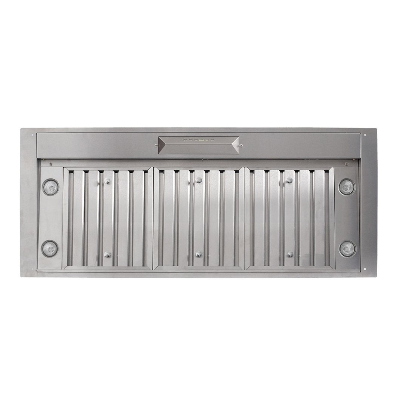 ProLine Range Hood Insert/Liner, 15, 18 or 21 inch Deep Options, Ducted, 600/1200 CFM, Stainless Steel Proline - PLJL Hurricane
