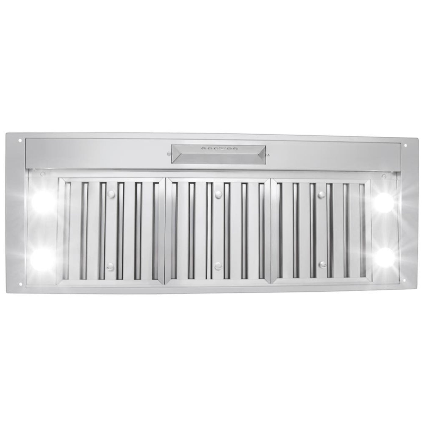 ProLine Range Hood Insert/Liner, 15, 18 or 21 inch Deep Options, Ducted, 600/1200 CFM, Stainless Steel Proline - PLJL Hurricane