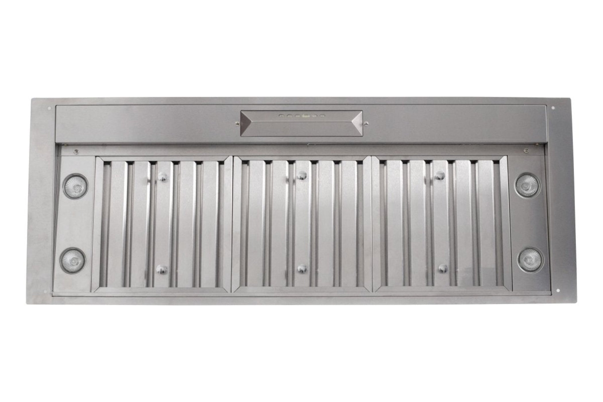 ProLine Range Hood Insert/Liner, 15, 18 or 21 inch Deep Options, Ducted, 600/1200 CFM, Stainless Steel Proline - PLJL Hurricane