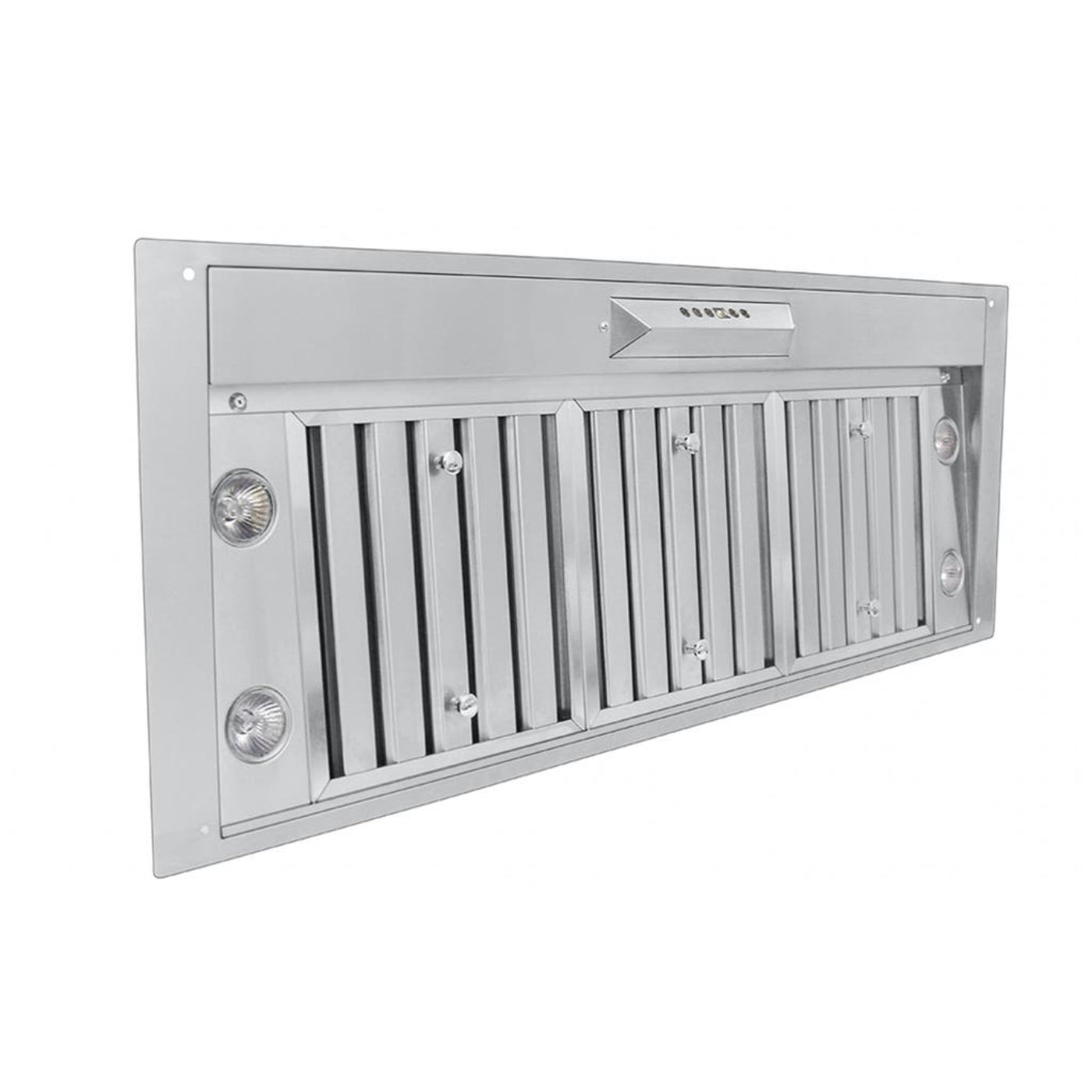 ProLine Range Hood Insert/Liner, 15, 18 or 21 inch Deep Options, Ducted, 600/1200 CFM, Stainless Steel Proline - PLJL Hurricane